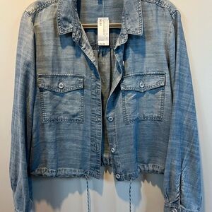 Denim Blue Women's Lightweight Jacket/Shacket